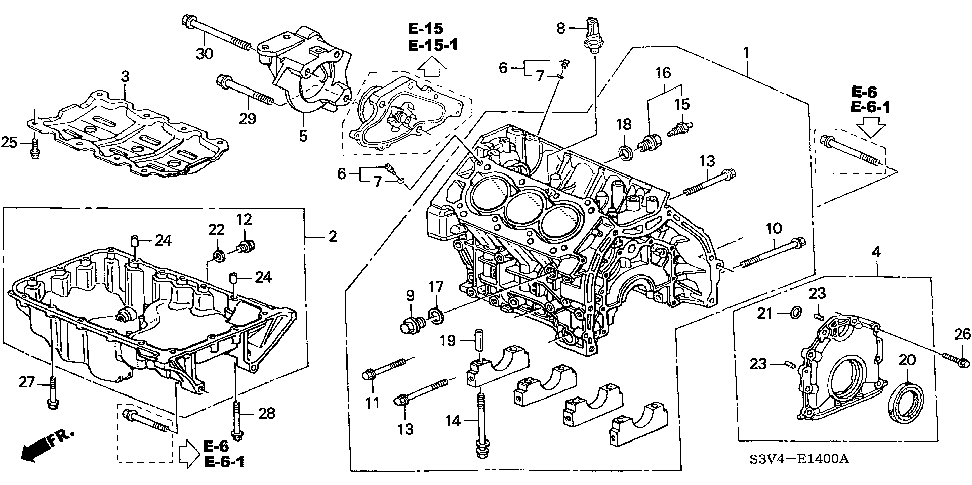 11910-RDJ-A00 - BRACKET, ENGINE SIDE MOUNTING