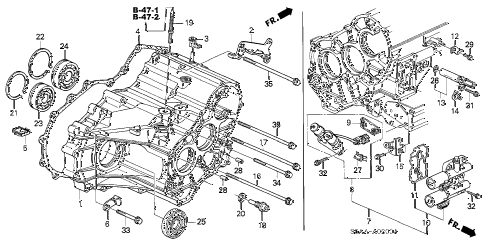 2004 honda civic lx parts