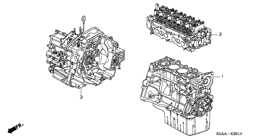 20021-PLX-A52 - TRANSMISSION ASSY. (AT)(TRANSMISSION NO.)