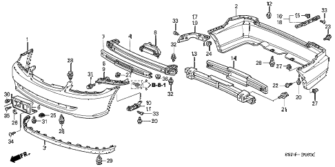 2004 Honda Civic Parts Diagram