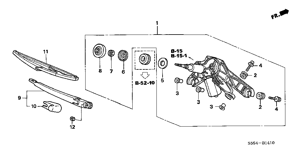 76708-S1C-E01 - WASHER B, SPECIAL