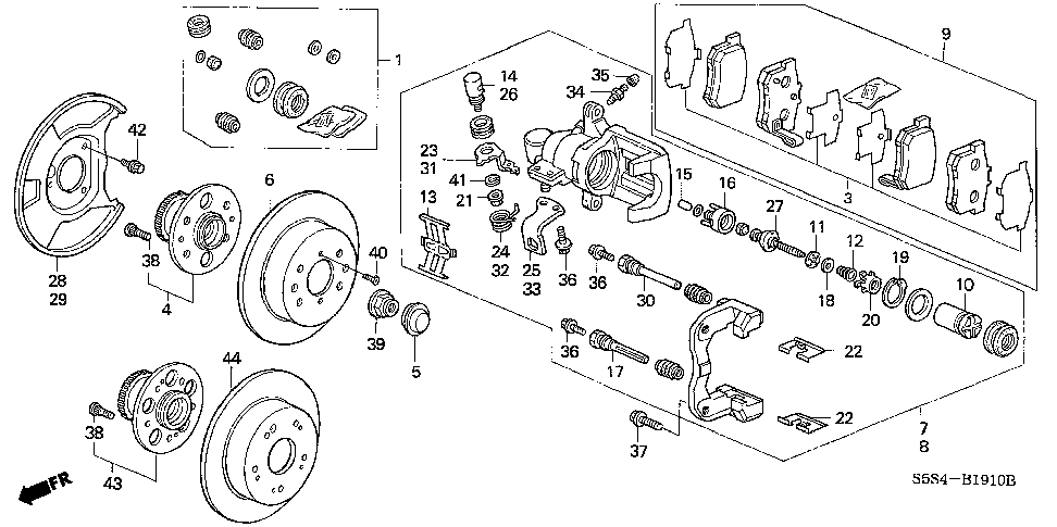 43245-S5A-J01 - LEVER, R.