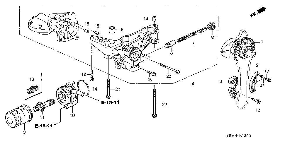 13450-RAA-A02 - TENSIONER, BALANCER SHAFT CHAIN