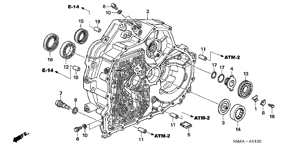 91102-RFK-003 - BEARING, NEEDLE (36X64X19.5)