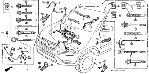 Honda crv 2002 parts list #4