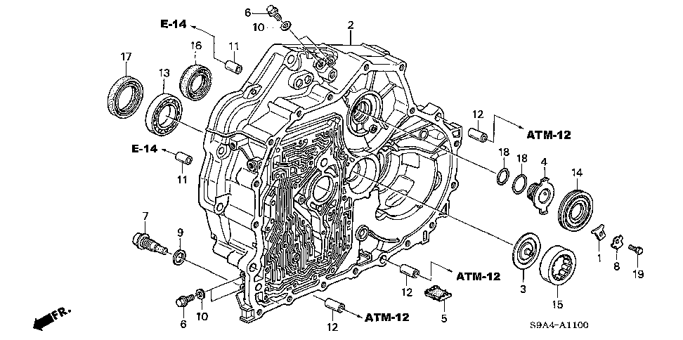 91102-RFK-003 - BEARING, NEEDLE (36X64X19.5)