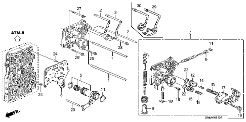 Honda online store : 2006 crv regulator body parts