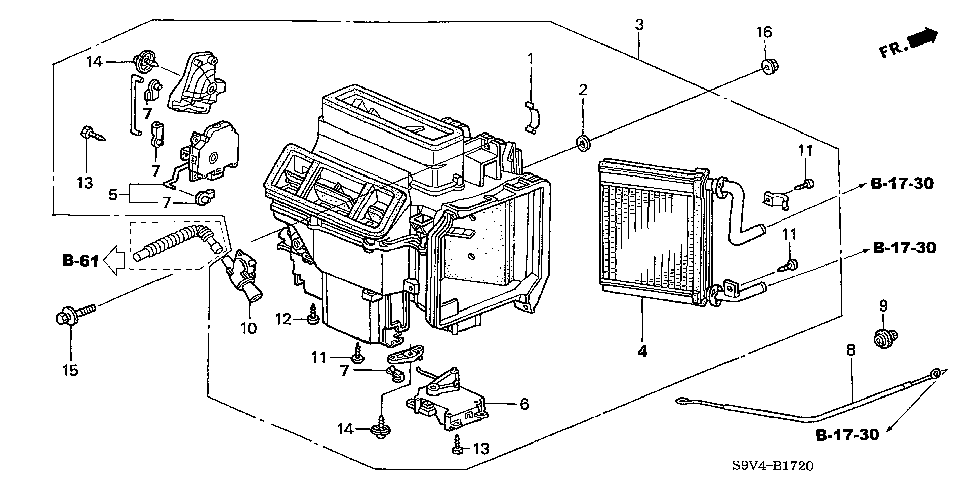 79544-S3V-A00 - CABLE, WATER VALVE CONTROL
