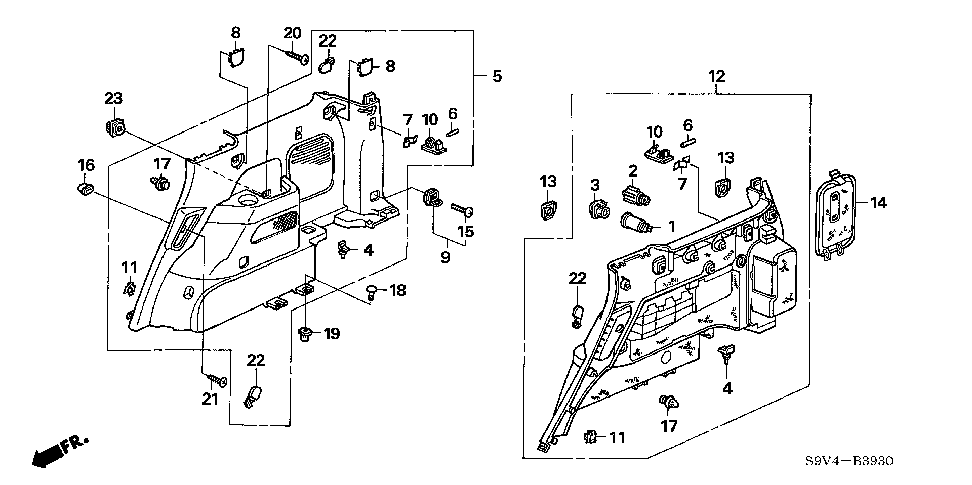 84612-S9V-A01 - PIN, SPRING (3X40)