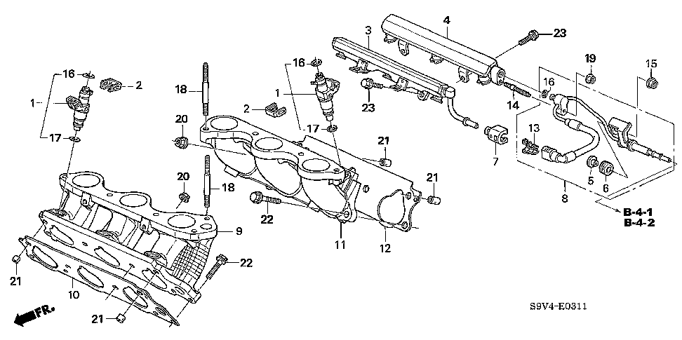 17065-RCA-A01 - GASKET, RR. INJECTOR BASE
