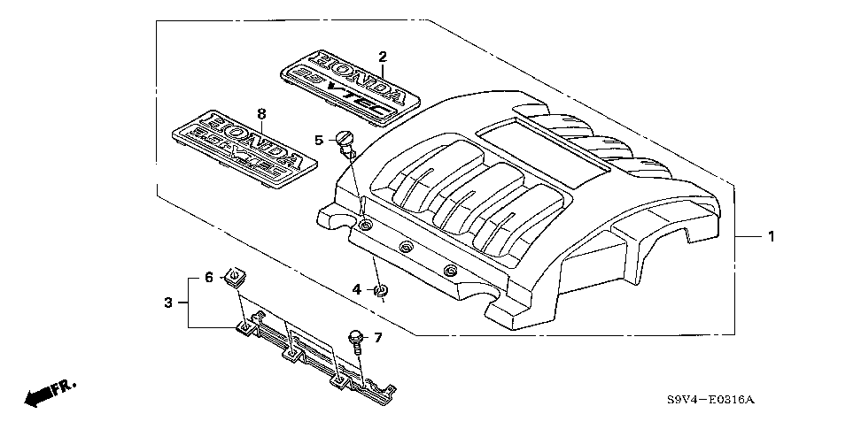 17121-PVJ-A01 - COVER ASSY., IN. MANIFOLD