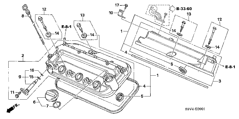 12341-RCA-A01 - GASKET, HEAD COVER