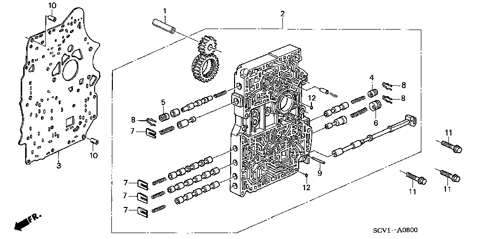 27112-PPV-900 - PLATE, MAIN SEPARATING