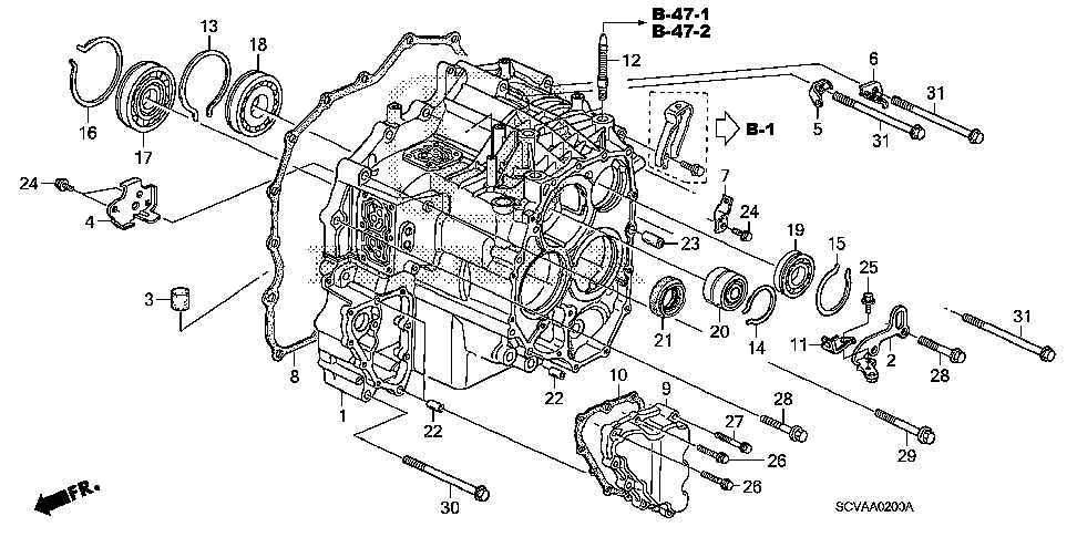 32741-PZD-A50 - CLAMP A, ENGINE HARNESS