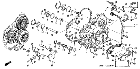 Honda online store : 2003 accord at left side cover (v6) parts