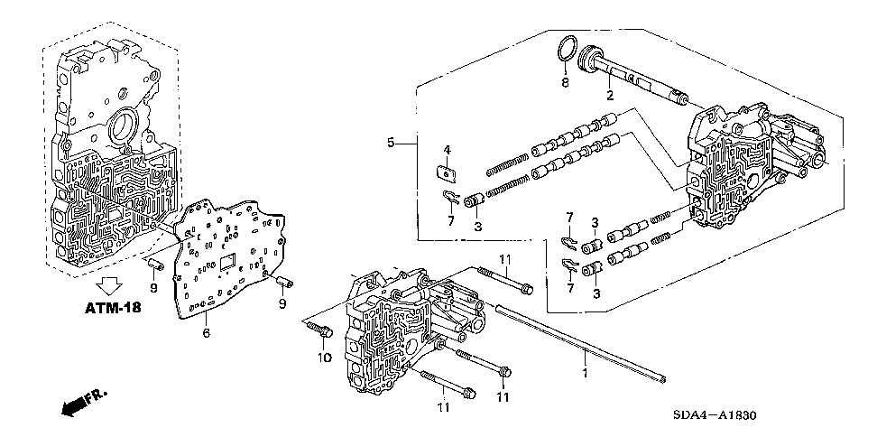 27412-RAY-A00 - PLATE, SERVO SEPARATING