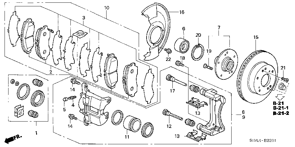 45237-S7A-N02 - RETAINER