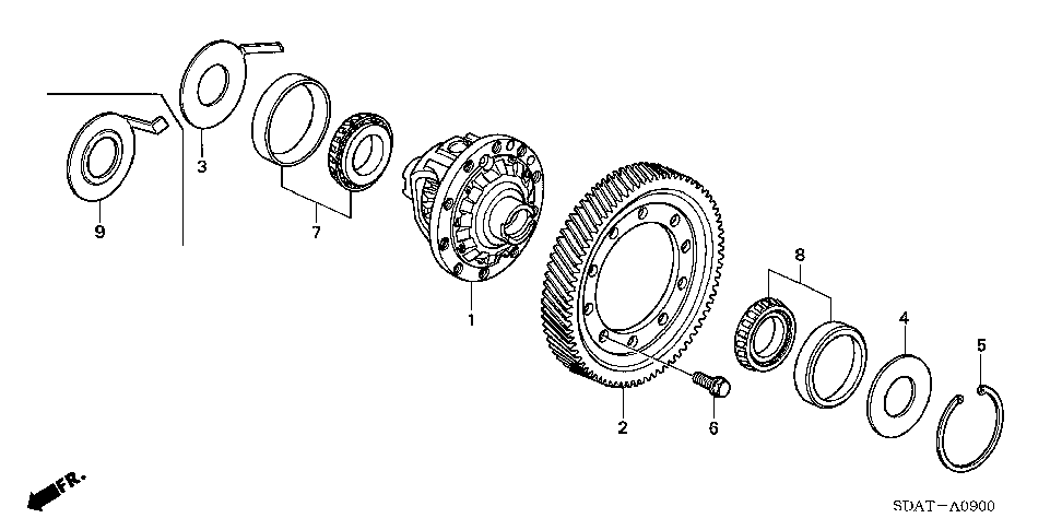 41100-RTJ-000 - DIFFERENTIAL