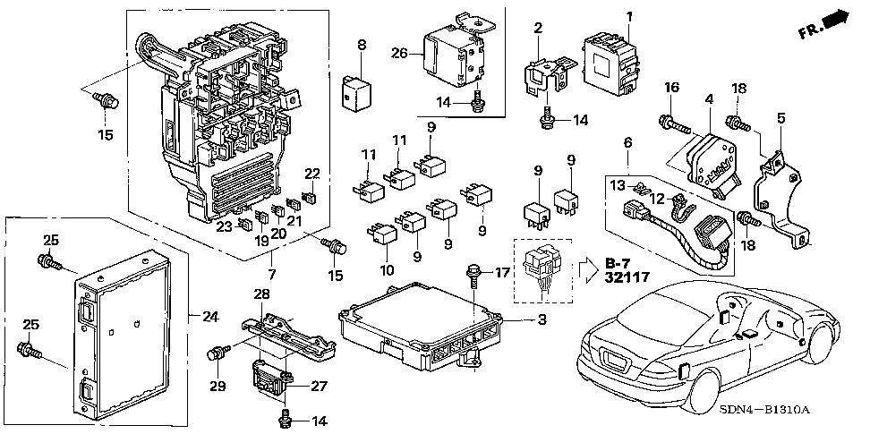 37820-RCA-L02 - CONTROL MODULE, ENGINE (REWRITABLE)