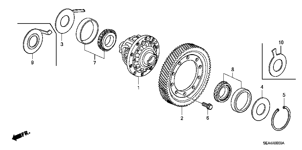 41100-R5M-305 - DIFFERENTIAL