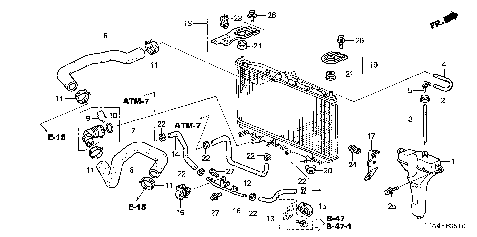 19503-RAA-A01 - CONNECTOR, QUICK WATER
