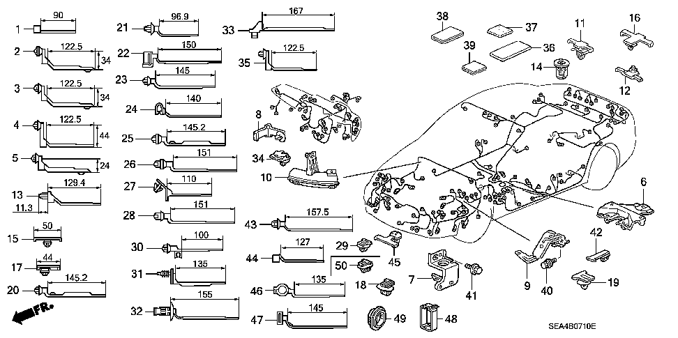 32151-SEA-G00 - BRACKET, CONNECTOR