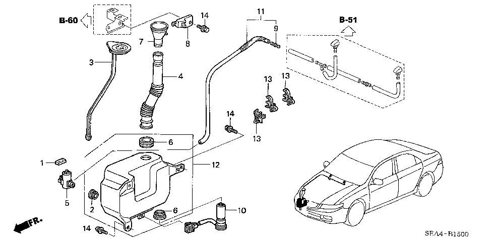 76812-S3N-003 - MOUTH, WASHER