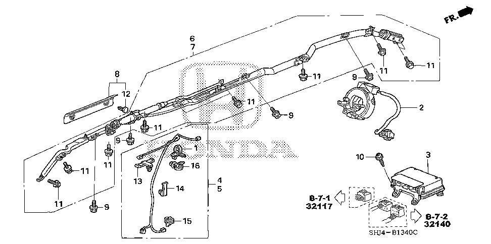 77900-SHJ-A61 - REEL ASSY., CABLE (FURUKAWA)