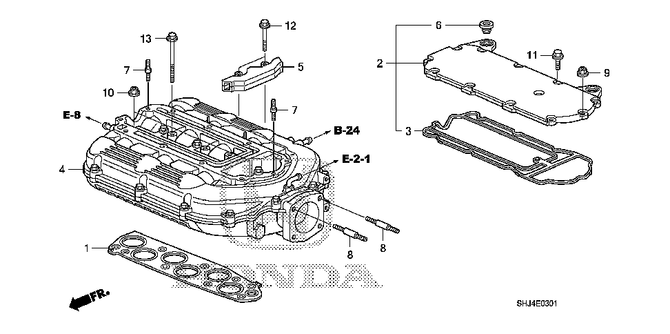17160-RGW-A01 - MANIFOLD, IN.