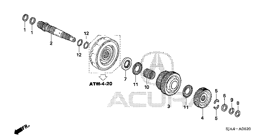 22816-RT4-004 - RING, SEAL (35MM)