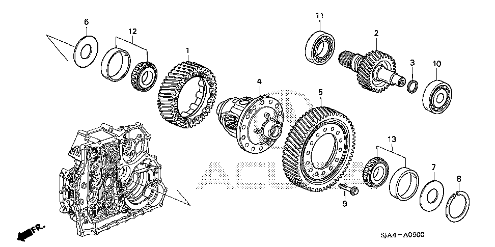 41100-RT4-000 - DIFFERENTIAL ASSY.
