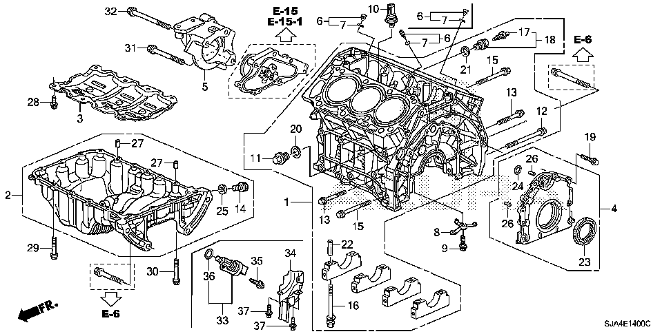11910-R70-A00 - BRACKET, ENGINE SIDE MOUNTING