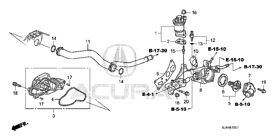 19311-R70-A00 - COVER, THERMOSTAT