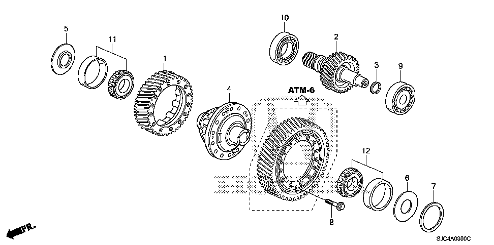41100-RN3-000 - DIFFERENTIAL ASSY.