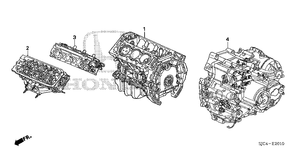 10002-RJE-A12 - GENERAL ASSY., CYLINDER BLOCK