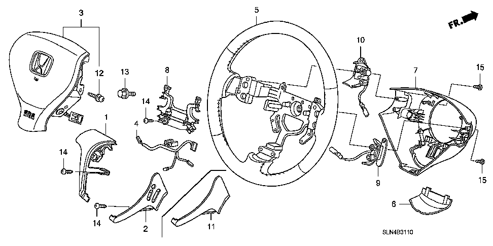 36770-SLN-A01 - SWITCH ASSY., AUTO CRUISE SET