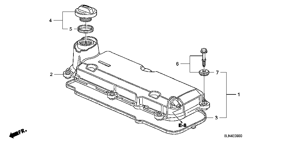 12341-PWC-000 - GASKET, CYLINDER HEAD COVER