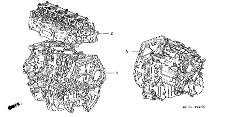 Honda online store : 2008 civic engine assy. - transmission assy. (1.8l