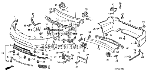 Honda Civic Body Parts Diagram