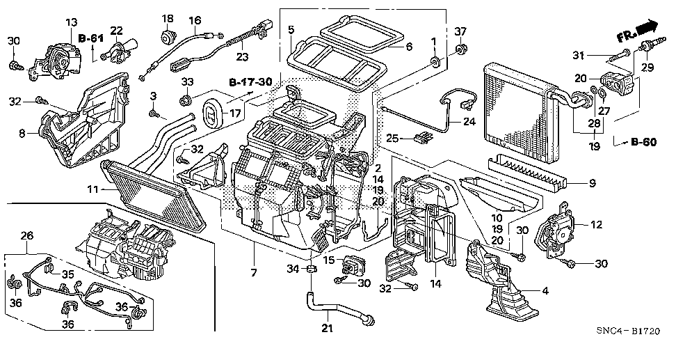 79544-SNB-A00 - CABLE, WATER VALVE CONTROL