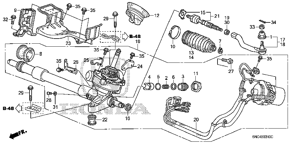 53602-SNC-A94 - MOTOR