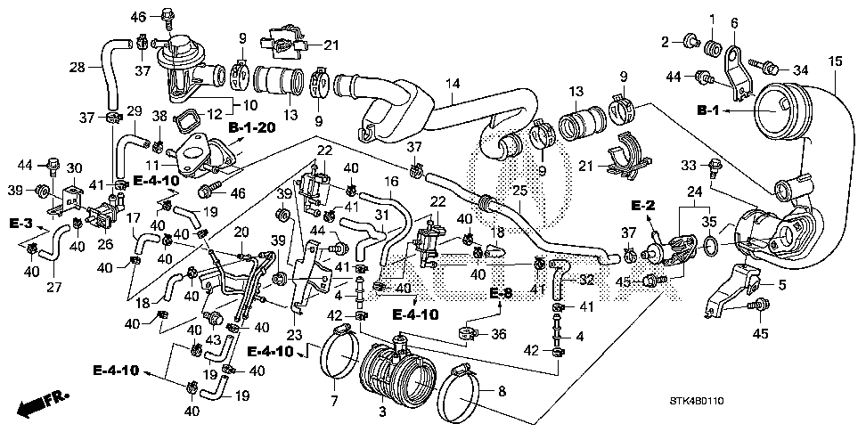 91405-RWC-A01 - CLAMP, TUBE (D17)