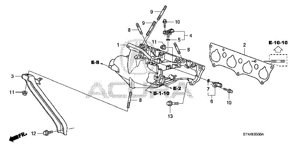 17105-RWC-A01 - GASKET, IN. MANIFOLD