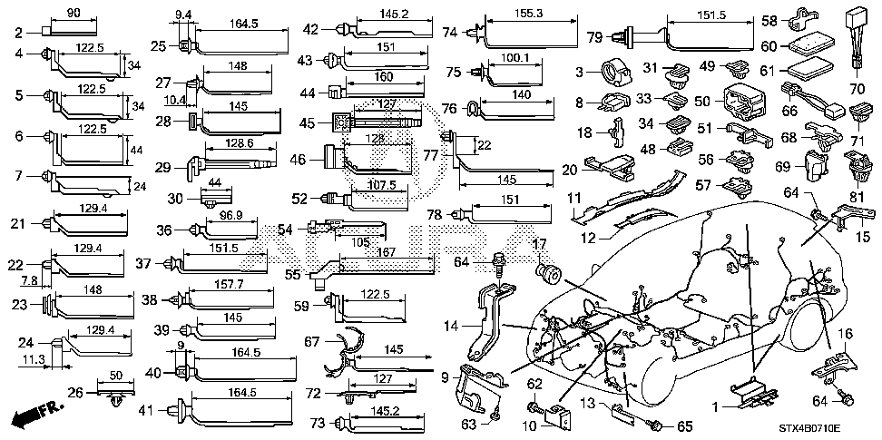 32152-STX-A00 - BRACKET (OBD-2)