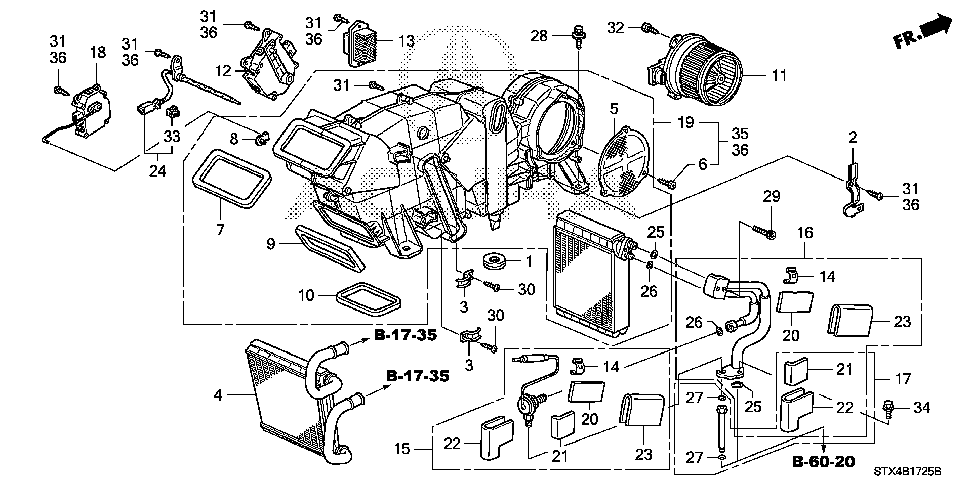 79206-STX-A01 - CLAMP B