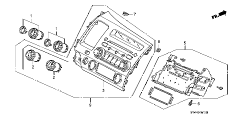 Honda online store : 2006 civic auto radio parts