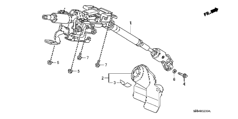 2007 honda civic parts diagram