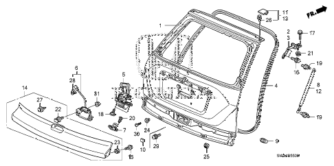 2007 Honda Crv Parts Diagram - Food Ideas