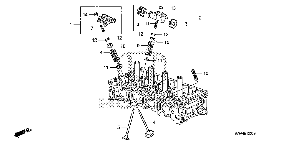 14744-R40-A01 - SCREW, TAPPET ADJUSTING