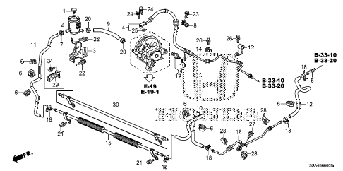 2015 pilot EX-L(4WD/LEA/NAVI) 5 DOOR 5AT P.S. LINES diagram 2015 pilot EX-L(4WD/LEA/NAVI) 5 DOOR 5AT P.S. LINES diagram